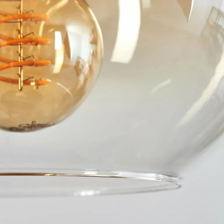 Soutinho Suspension, Boule lumineuse Ambre, Clair, 4 lumières