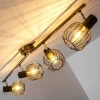 Spot de plafond Cancun Brun, 4 lumières