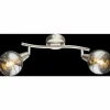 Spot de plafond Globo ROMAN LED Nickel mat, 2 lumières