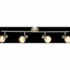 Spot de plafond Globo ZACATE Nickel mat, 4 lumières