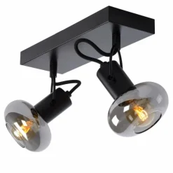 Spot de plafond Lucide MADEE Noir, 2 lumières