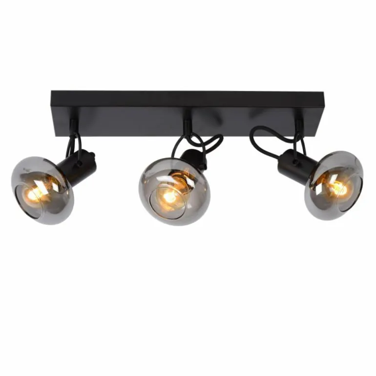 Spot de plafond Lucide MADEE Noir, 3 lumières