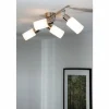 Spot de plafond Reality Acier inoxydable, Blanc, 4 lumières