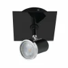 Spot Eglo TAMARA 1 LED Chrome, Noir, 1 lumière