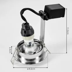 Spot encastrable Kerrouan LED Chrome, 1 lumière