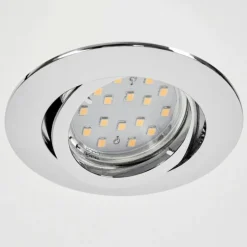 Spot encastrable Kerrouan LED Chrome, 1 lumière