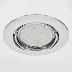 Spot encastrable Vibersviller LED Chrome, 1 lumière