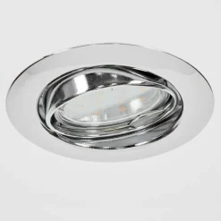 Spot encastrable Vibersviller LED Chrome, 1 lumière
