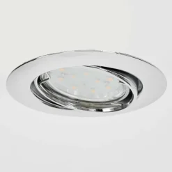 Spot encastrable Vibersviller LED Chrome, 1 lumière