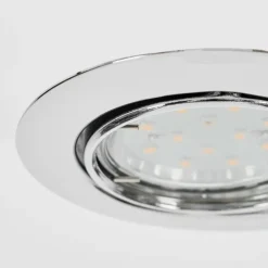 Spot encastrable Vibersviller LED Chrome, 1 lumière