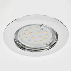 Spot encastrable Vibersviller LED Chrome, 1 lumière