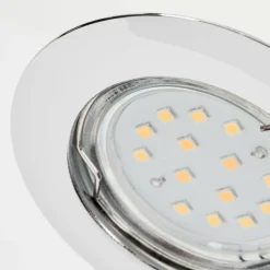 Spot encastrable Vibersviller LED Chrome, 1 lumière