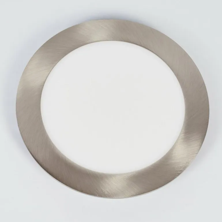 Spot encastrable Finsrud LED Nickel mat, 1 lumière