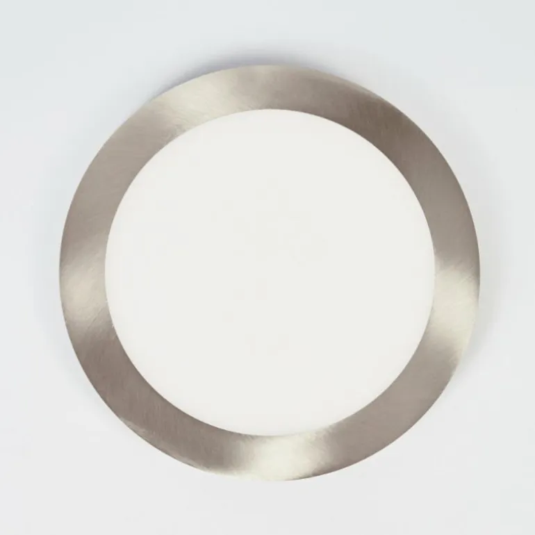 Spot encastrable Finsrud LED Nickel mat, 1 lumière