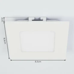 Spot encastrable Finsrud LED Blanc, 1 lumière
