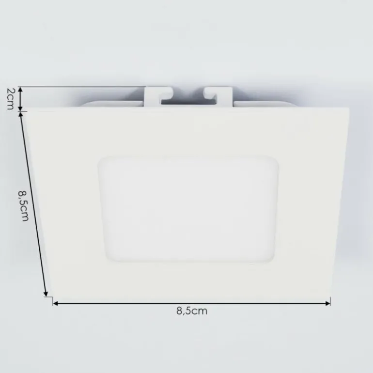 Spot encastrable Finsrud LED Blanc, 1 lumière