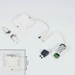 Spot encastrable Finsrud LED Blanc, 1 lumière