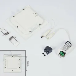 Spot encastrable Finsrud LED Blanc, 1 lumière
