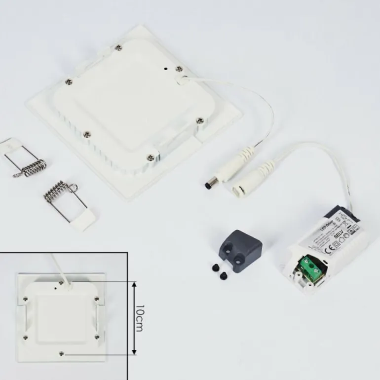 Spot encastrable Finsrud LED Blanc, 1 lumière