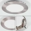 Spot encastrable Finsrud LED Nickel mat, 1 lumière