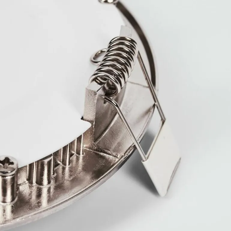 Spot encastrable Finsrud LED Nickel mat, 1 lumière
