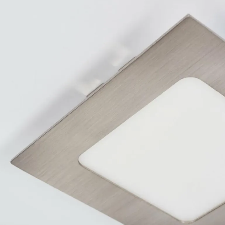 Spot encastrable Finsrud LED Nickel mat, 1 lumière