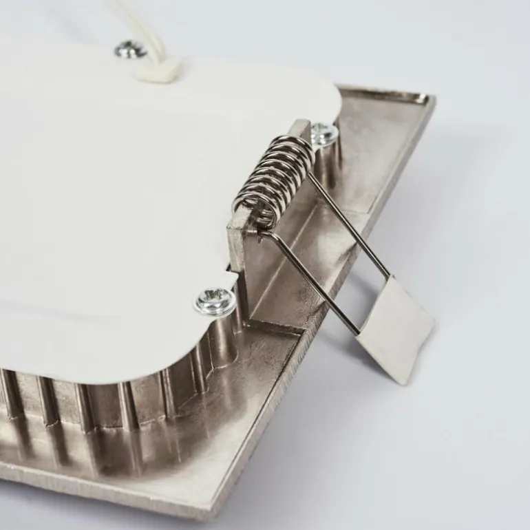 Spot encastrable Finsrud LED Nickel mat, 1 lumière
