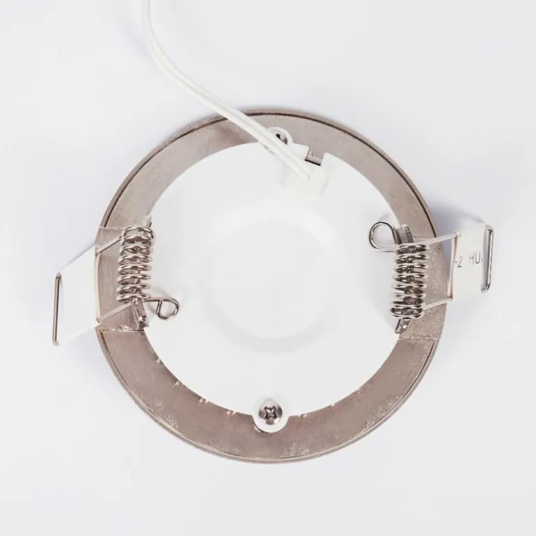 Spot encastrable Finsrud LED Nickel mat, 1 lumière