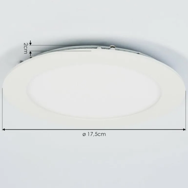 Spot encastrable Finsrud LED Blanc, 1 lumière