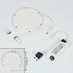 Spot encastrable Finsrud LED Blanc, 1 lumière