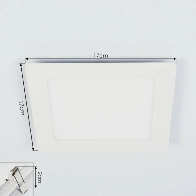 Spot encastrable Finsrud LED Blanc, 1 lumière