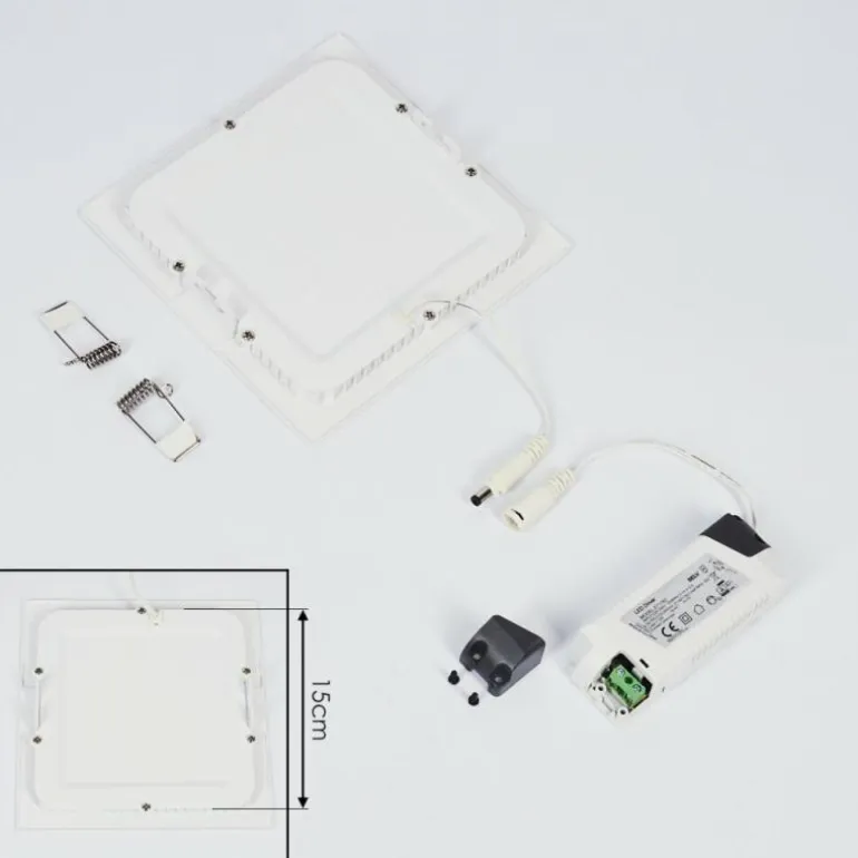Spot encastrable Finsrud LED Blanc, 1 lumière