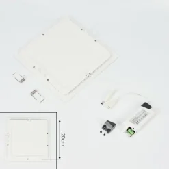 Spot encastrable Finsrud LED Blanc, 1 lumière