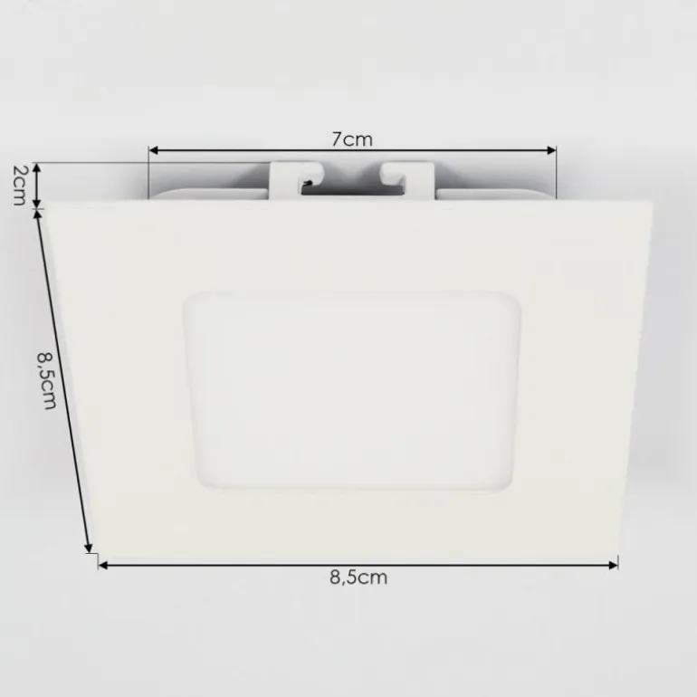 Spot encastrable Finsrud LED Blanc, 1 lumière