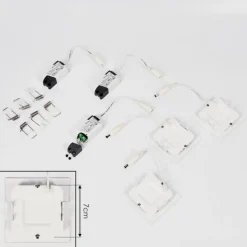 Spot encastrable Finsrud LED Blanc, 1 lumière