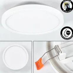 Spot encastrable Pawcatuck LED Blanc, 1 lumière