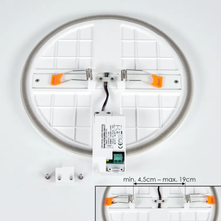 Spot encastrable Pawcatuck LED Blanc, 1 lumière