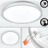 Spot encastrable Pawcatuck LED Chrome, Blanc, 1 lumière