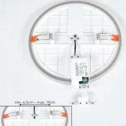 Spot encastrable Pawcatuck LED Chrome, Blanc, 1 lumière