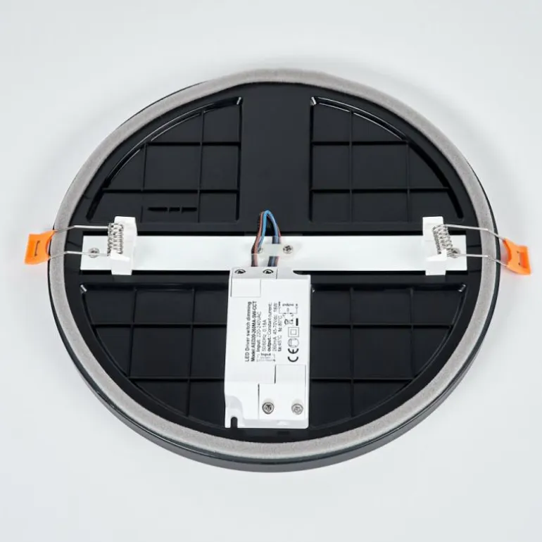 Spot encastrable Pawcatuck LED Noir, Blanc, 1 lumière