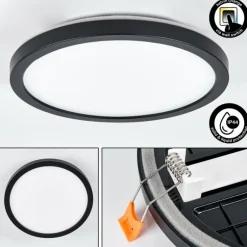 Spot encastrable Pawcatuck LED Noir, Blanc, 1 lumière