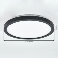 Spot encastrable Pawcatuck LED Noir, Blanc, 1 lumière