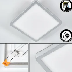 Spot encastrable Pawcatuck LED Chrome, Blanc, 1 lumière