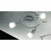 Spot Globo CATHY Acier inoxydable, Nickel mat, 3 lumières