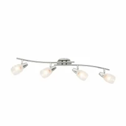 Spot Globo Chrome, 4 lumières