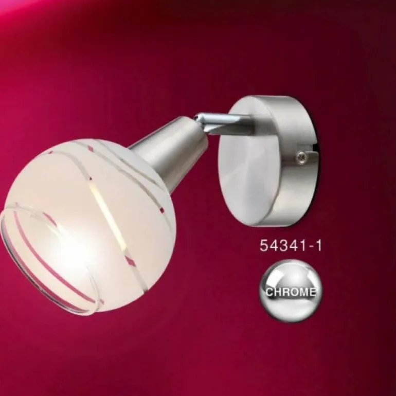 Spot Globo ELLIOTT Nickel mat, 1 lumière