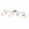 Spot Globo KABU Blanc, 4 lumières