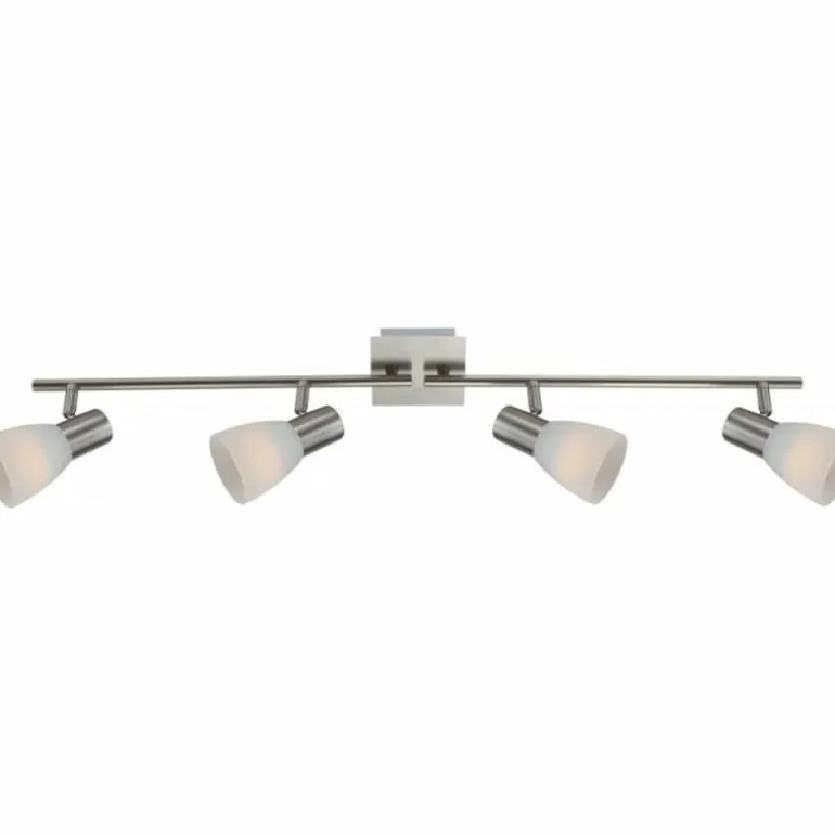 Spot Globo PARRY I Nickel mat, 4 lumières