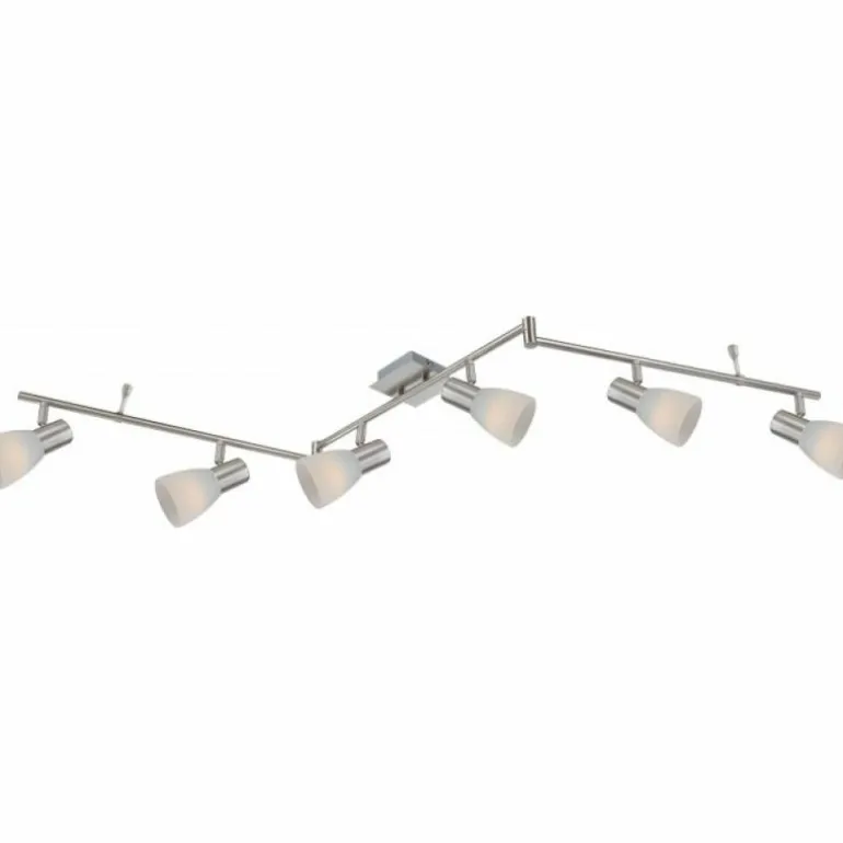 Spot Globo PARRY I Nickel mat, 6 lumières