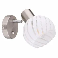 Spot Globo WILLY Nickel mat, 1 lumière
